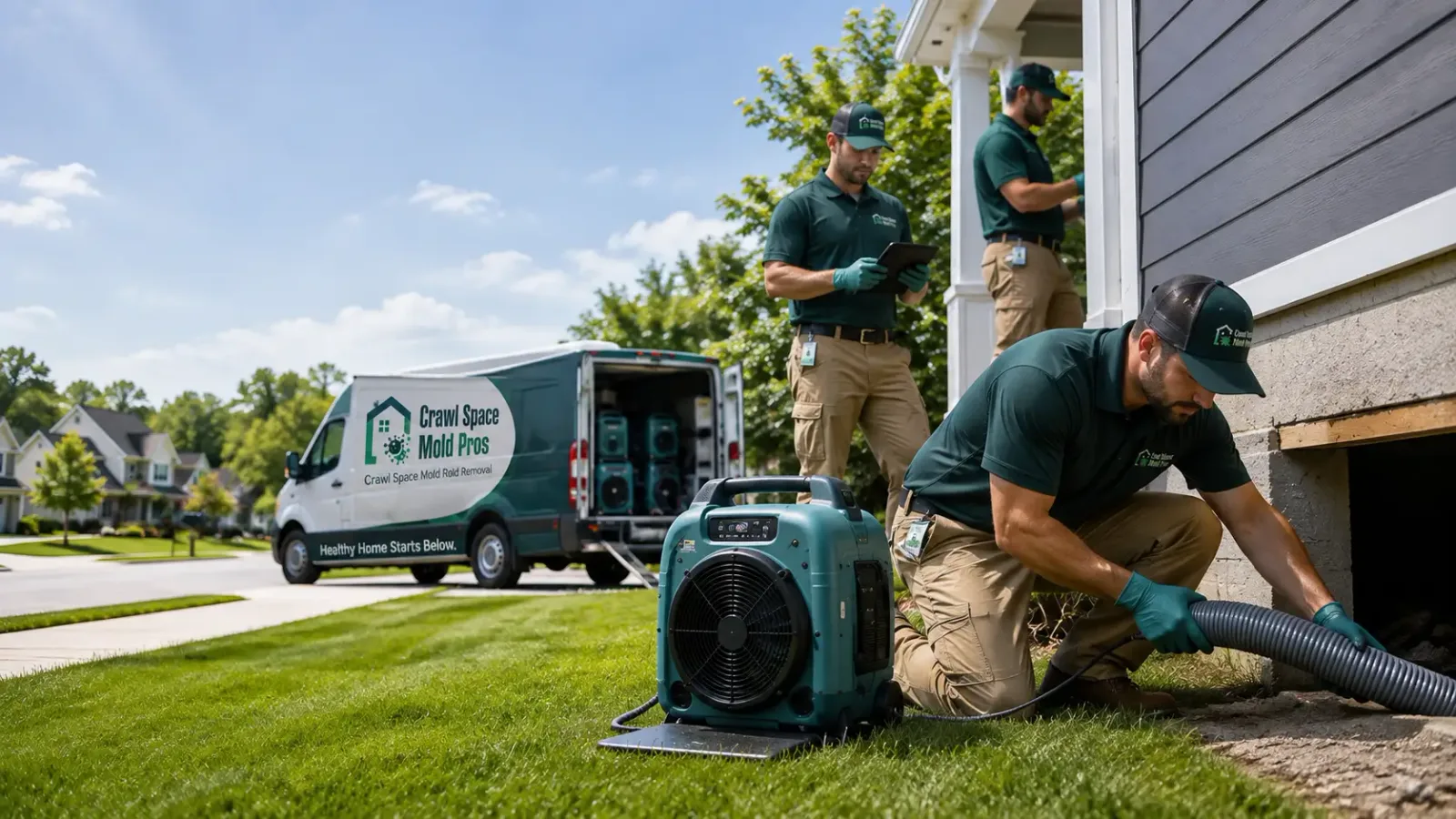 Crawl Space Mold Removal in Newark, NY